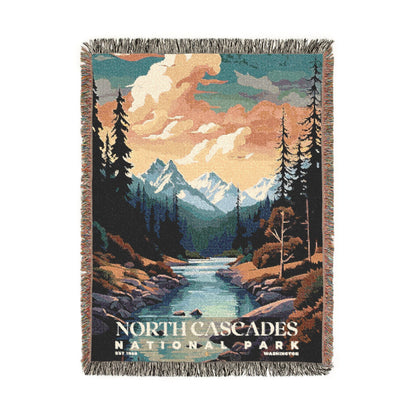 North Cascades National Park Woven Blanket | S05