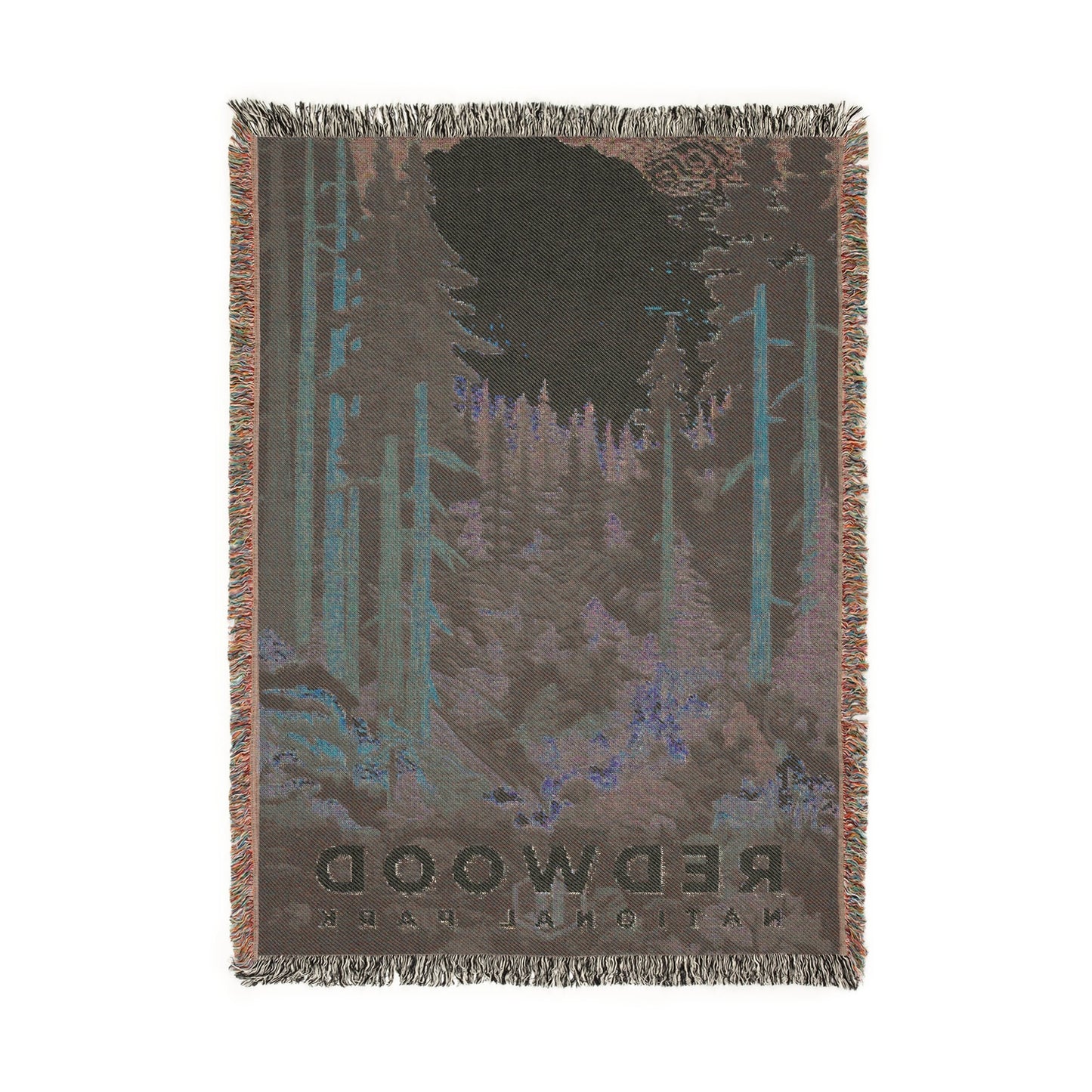 Redwood National Park Woven Blanket | S09