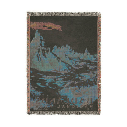 Badlands National Park Woven Blanket | S04