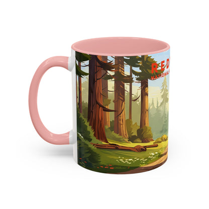 Redwood National Park Mug | Accent Coffee Mug (11, 15oz)