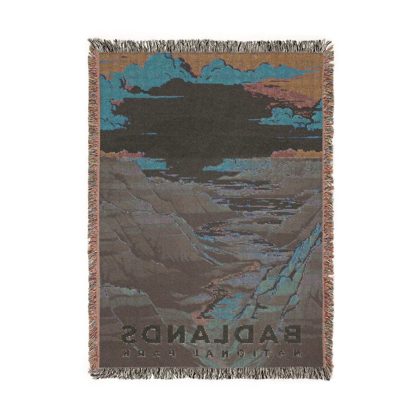 Badlands National Park Woven Blanket | S07