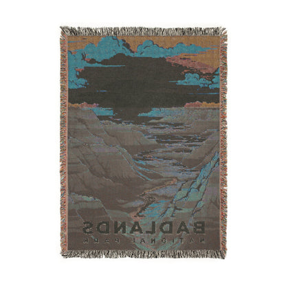 Badlands National Park Woven Blanket | S07