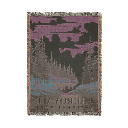 Isle Royale National Park Woven Blanket | S03