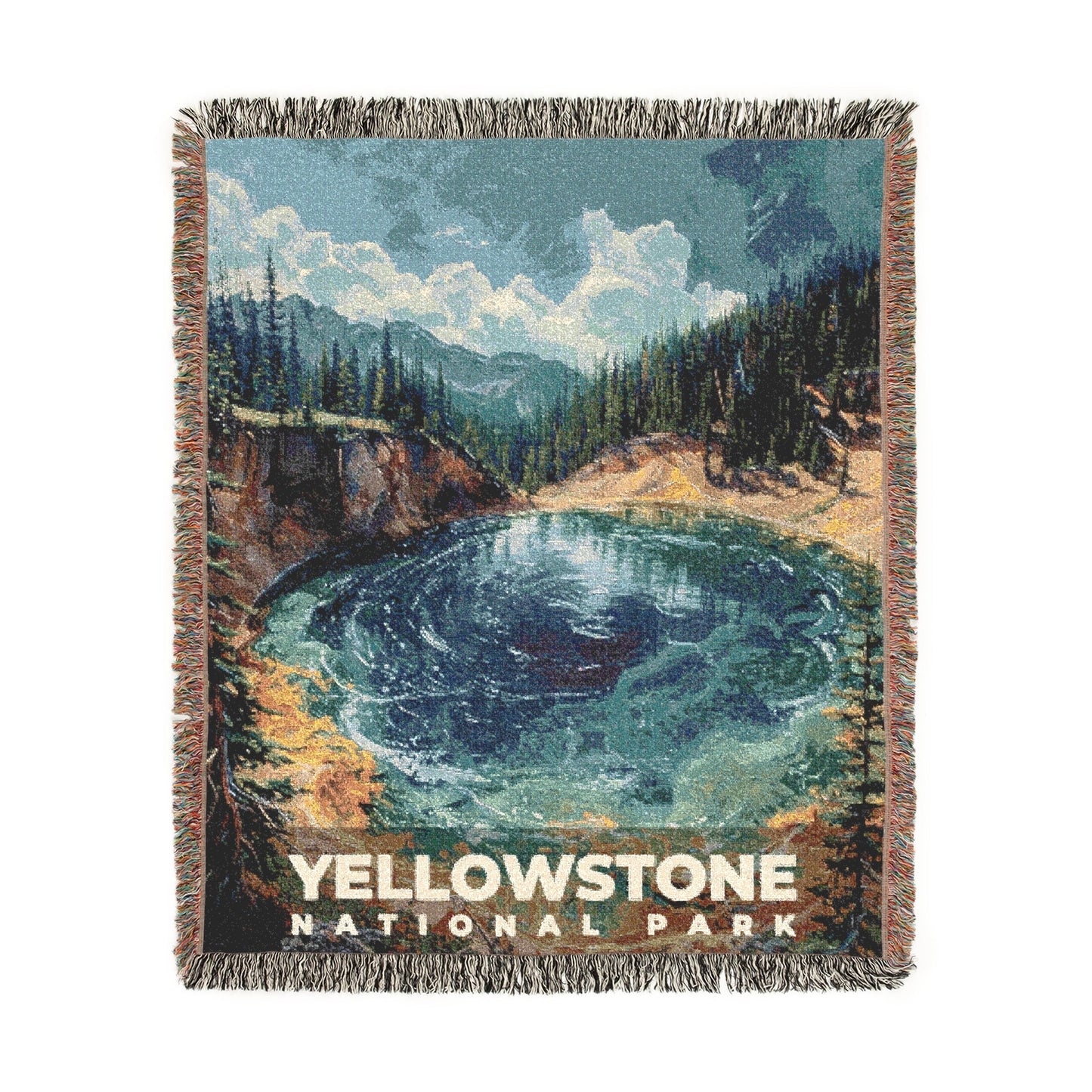 Yellowstone National Park Woven Blanket | S14