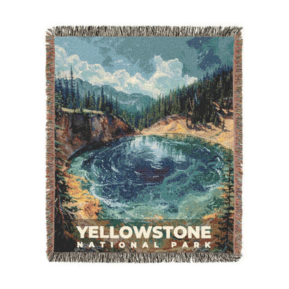 Yellowstone National Park Woven Blanket | S14