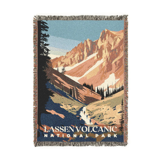 Lassen Volcanic National Park Woven Blanket | S01