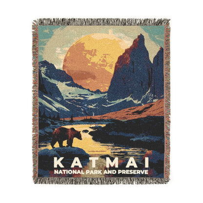 Katmai National Park Woven Blanket | S20