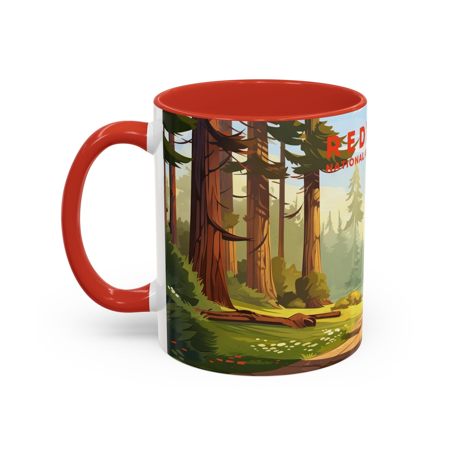 Redwood National Park Mug | Accent Coffee Mug (11, 15oz)