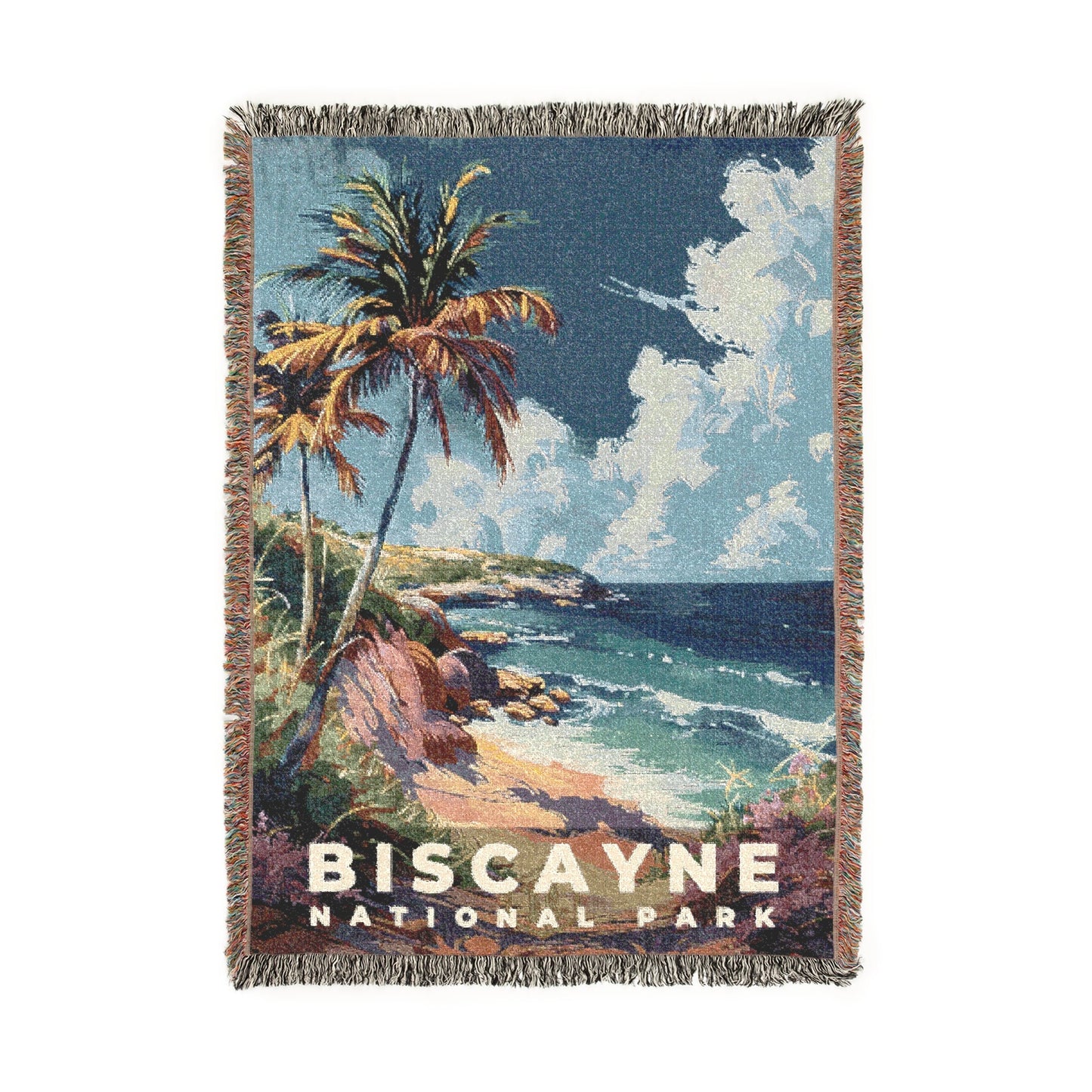 Biscayne National Park Woven Blanket | S18