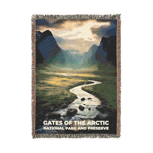Gates of the Arctic National Park Woven Blanket | S10