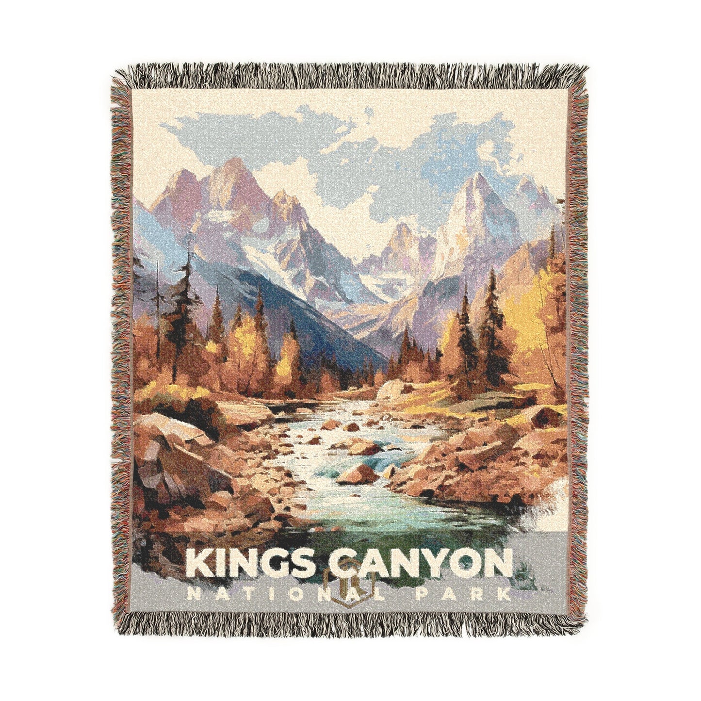 Kings Canyon National Park Woven Blanket | S08