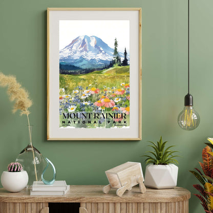 Mount Rainier National Park Poster | S04