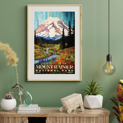 Mount Rainier National Park Poster | S09