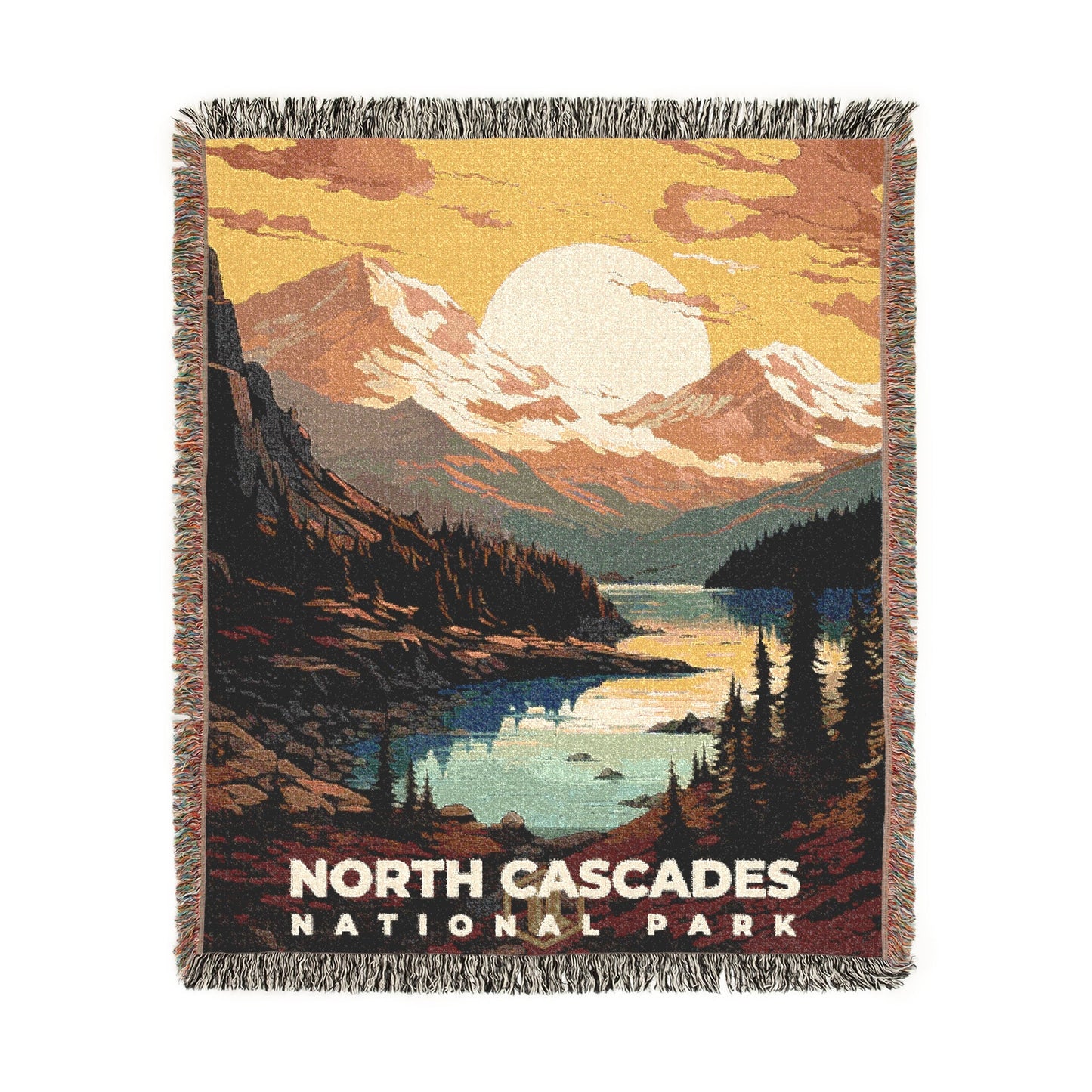 North Cascades National Park Woven Blanket | S07