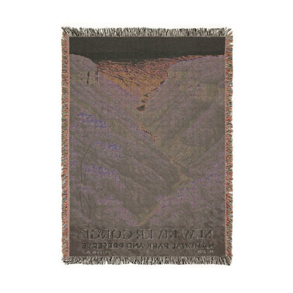 New River Gorge National Park Woven Blanket | S02