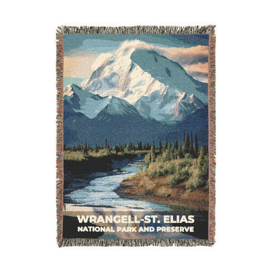 Wrangell-St. Elias National Park Woven Blanket | S10