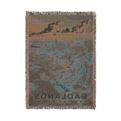 Badlands National Park Woven Blanket | S16