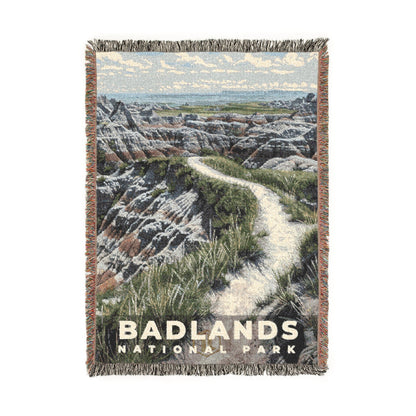 Badlands National Park Woven Blanket | S17