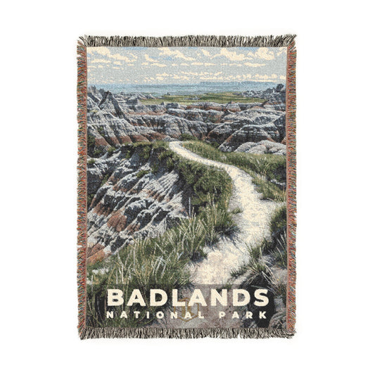 Badlands National Park Woven Blanket | S17