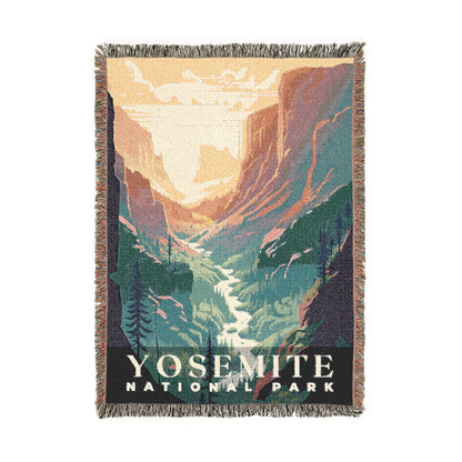 Yosemite National Park Woven Blanket | S01