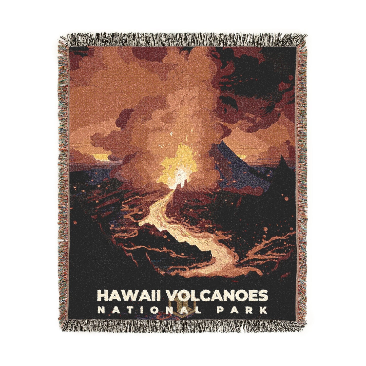 Hawaii Volcanoes National Park Woven Blanket | S07