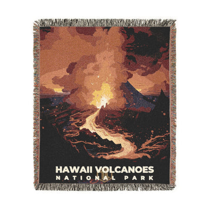 Hawaii Volcanoes National Park Woven Blanket | S07