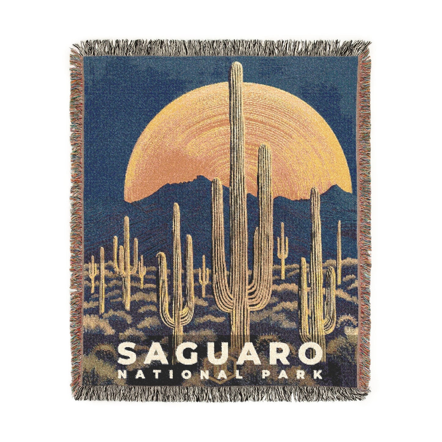 Saguaro National Park Woven Blanket | S19