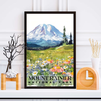 Mount Rainier National Park Poster | S04