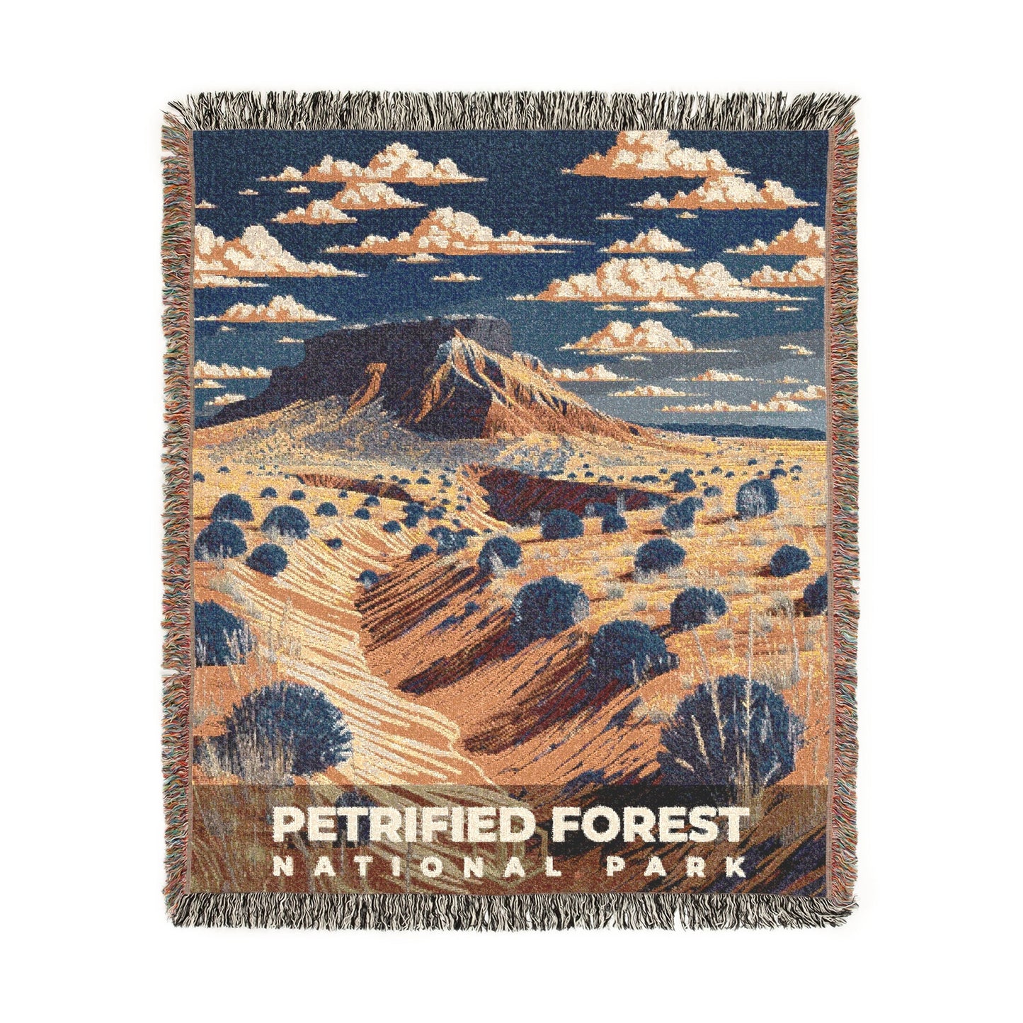 Petrified Forest National Park Woven Blanket | S19
