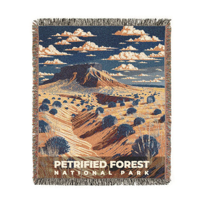 Petrified Forest National Park Woven Blanket | S19