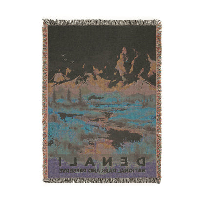 Denali National Park Woven Blanket | S08
