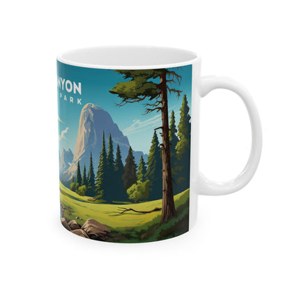 Kings Canyon National Park Mug | White Ceramic Mug (11oz, 15oz)