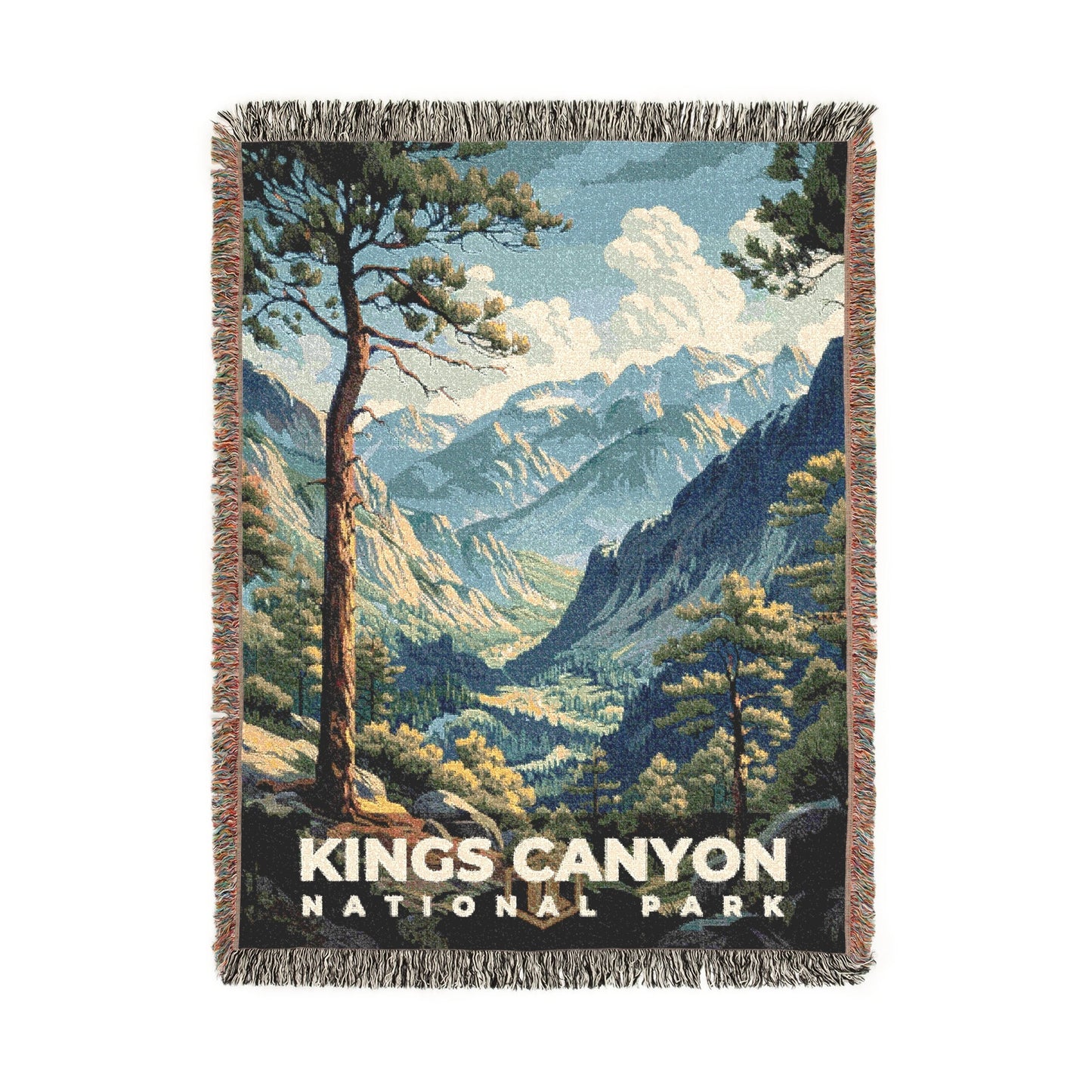Kings Canyon National Park Woven Blanket | S11