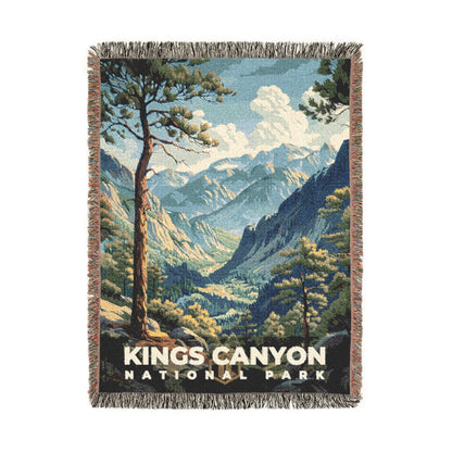 Kings Canyon National Park Woven Blanket | S11