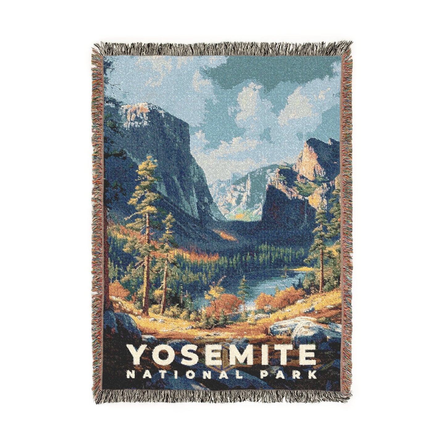 Yosemite National Park Woven Blanket | S18