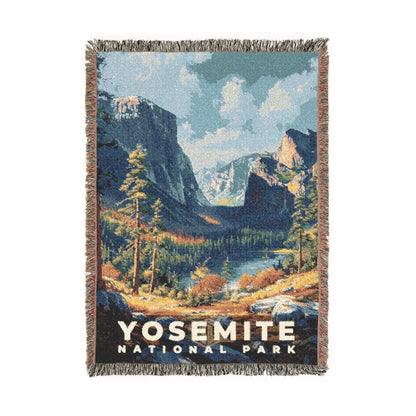 Yosemite National Park Woven Blanket | S18