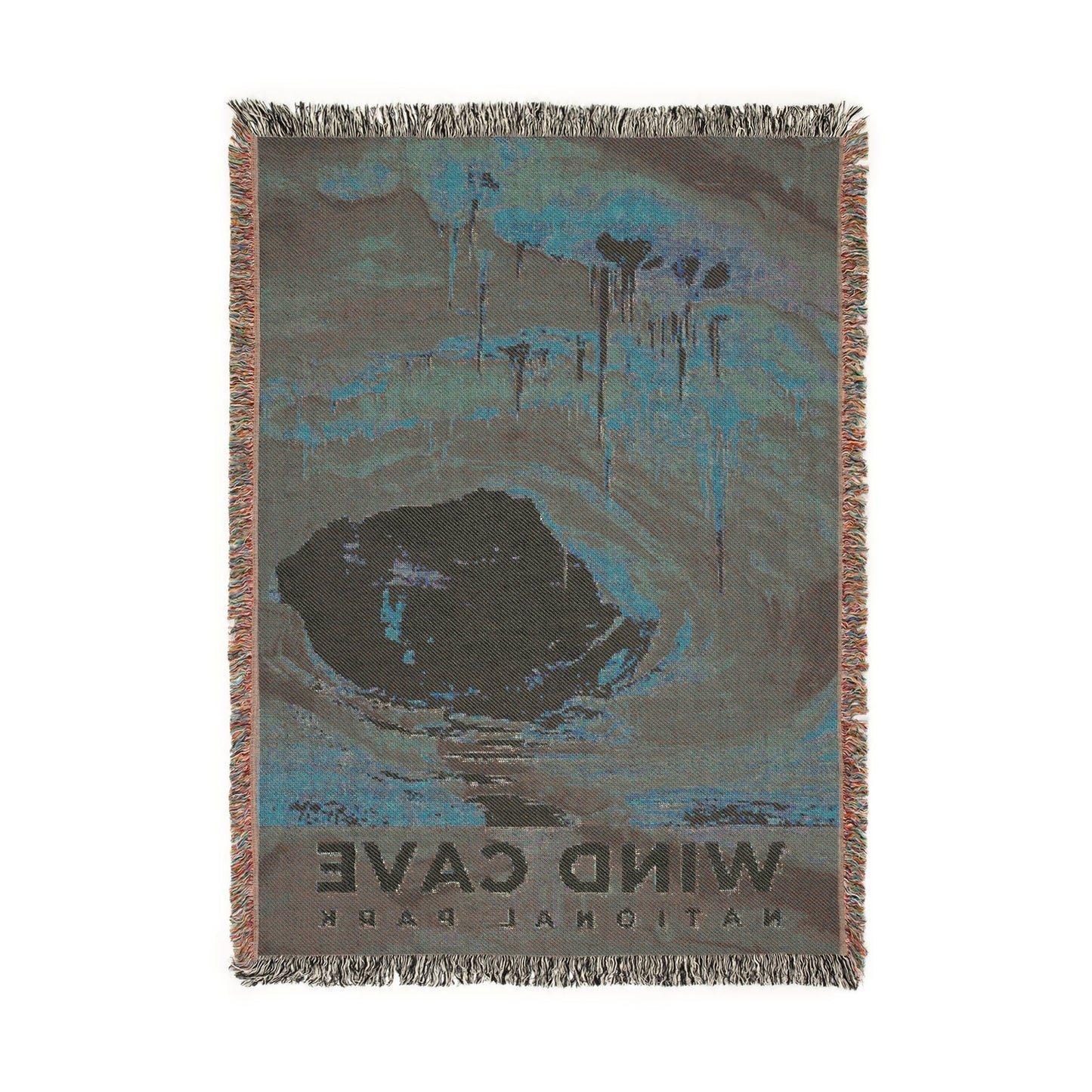Wind Cave National Park Woven Blanket | S06