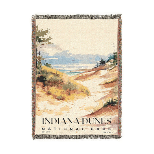 Indiana Dunes National Park Woven Blanket | S04
