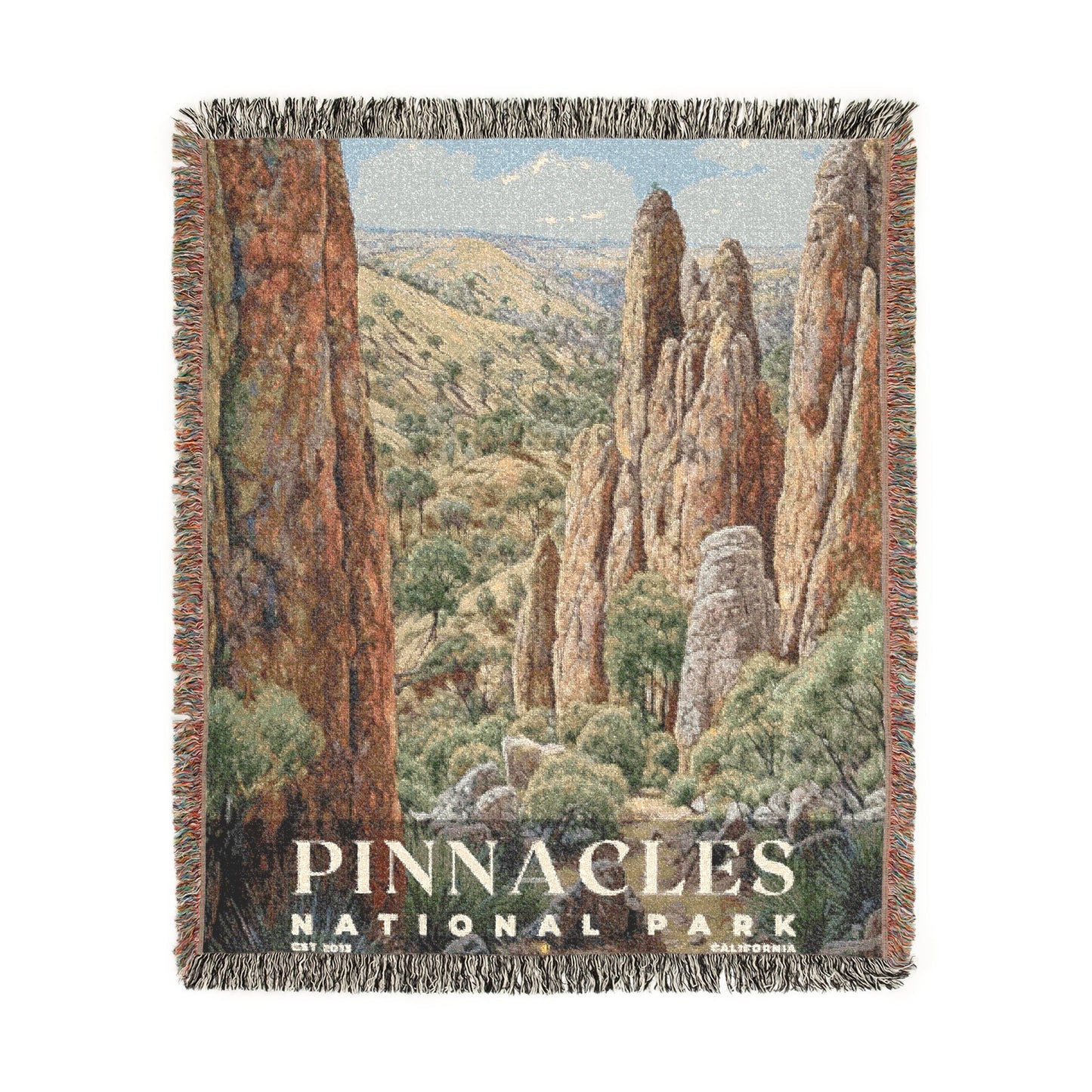 Pinnacles National Park Woven Blanket | S02