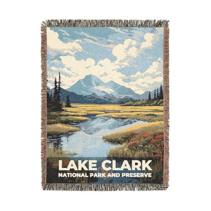 Lake Clark National Park Woven Blanket | S06