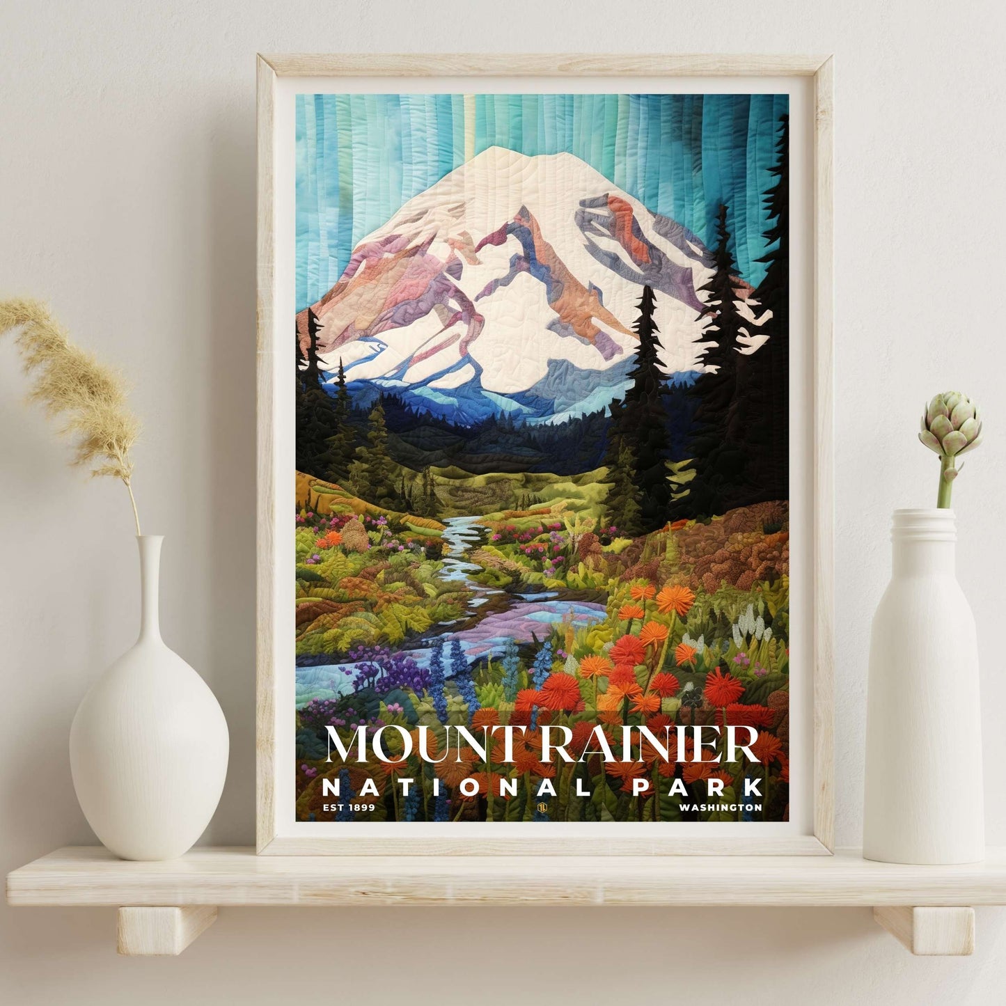 Mount Rainier National Park Poster | S09