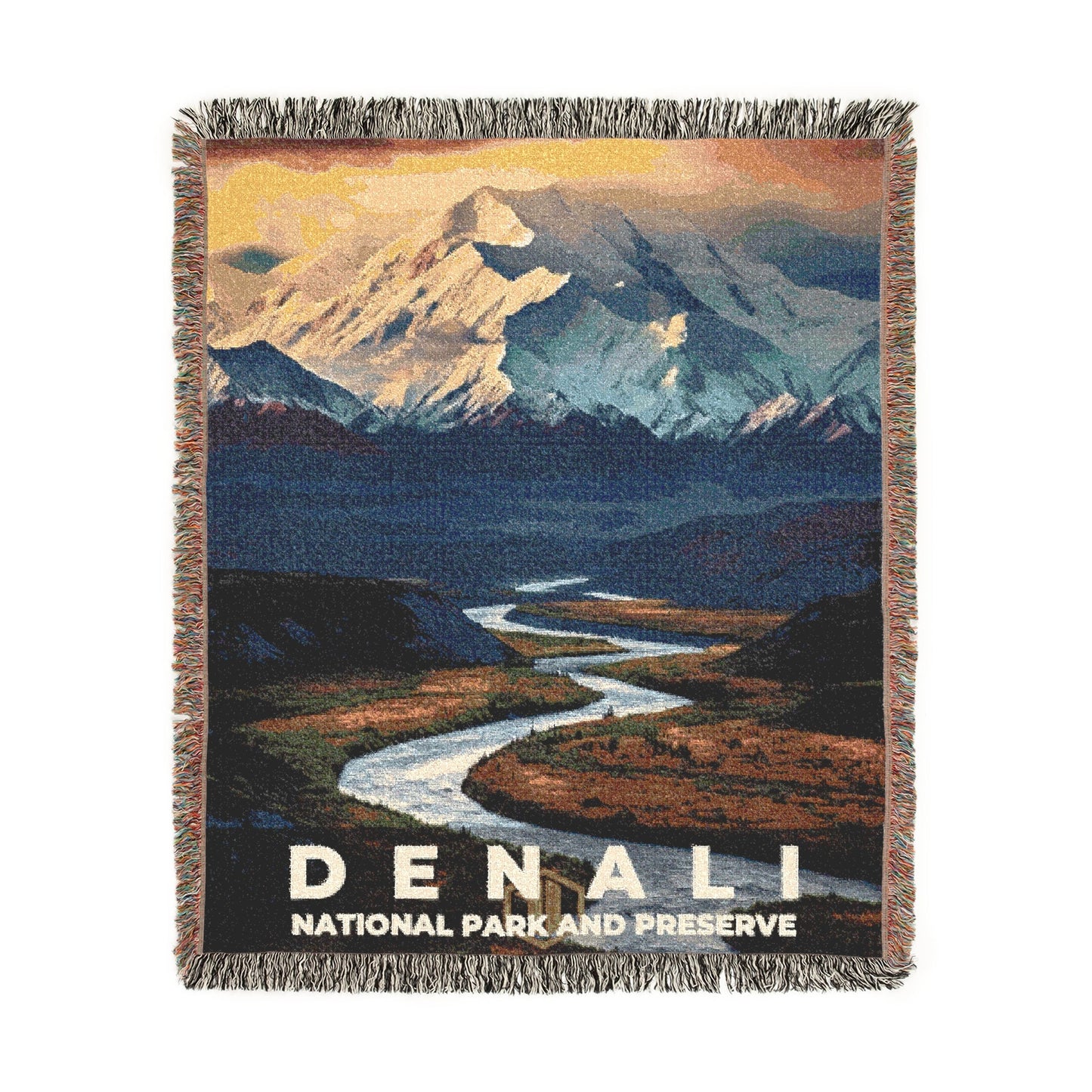 Denali National Park Woven Blanket | S10