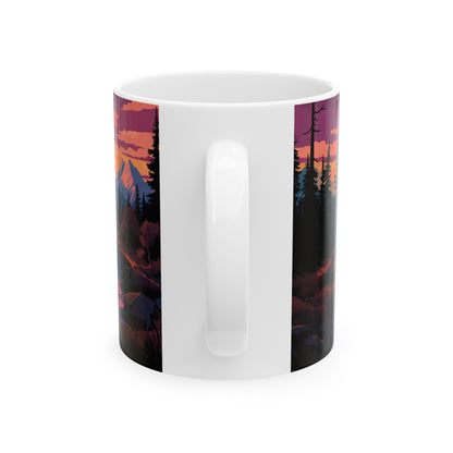 Lake Clark National Park Mug | White Ceramic Mug (11oz, 15oz)