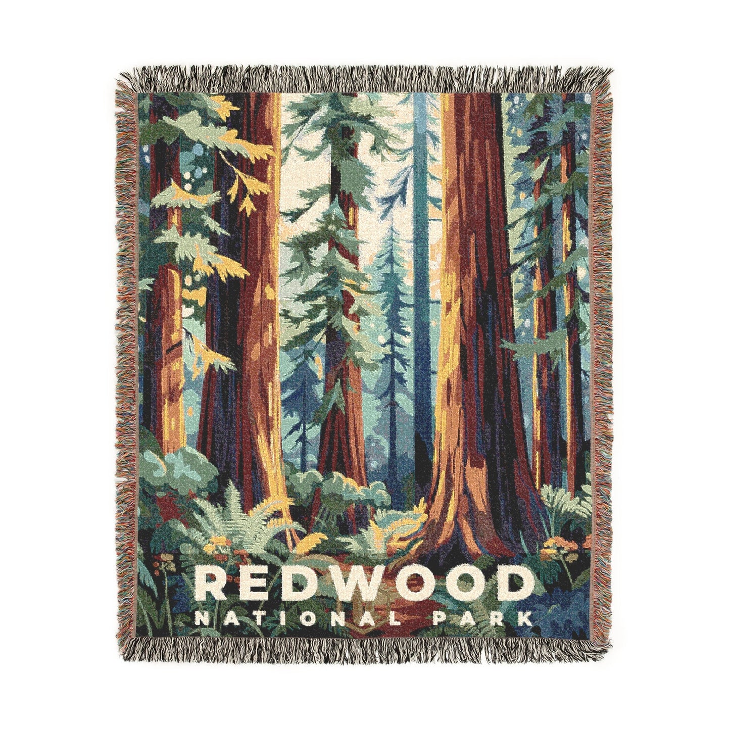 Redwood National Park Woven Blanket | S20