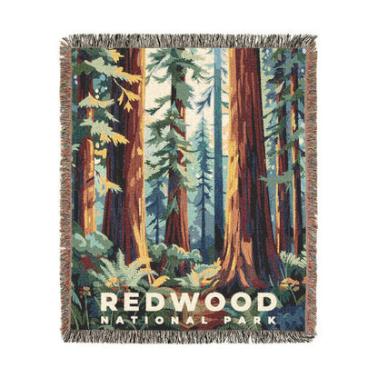 Redwood National Park Woven Blanket | S20