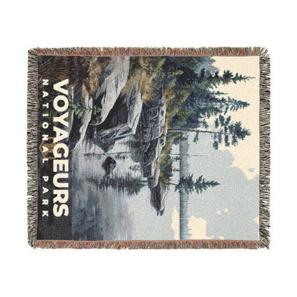Voyageurs National Park Woven Blanket | S17