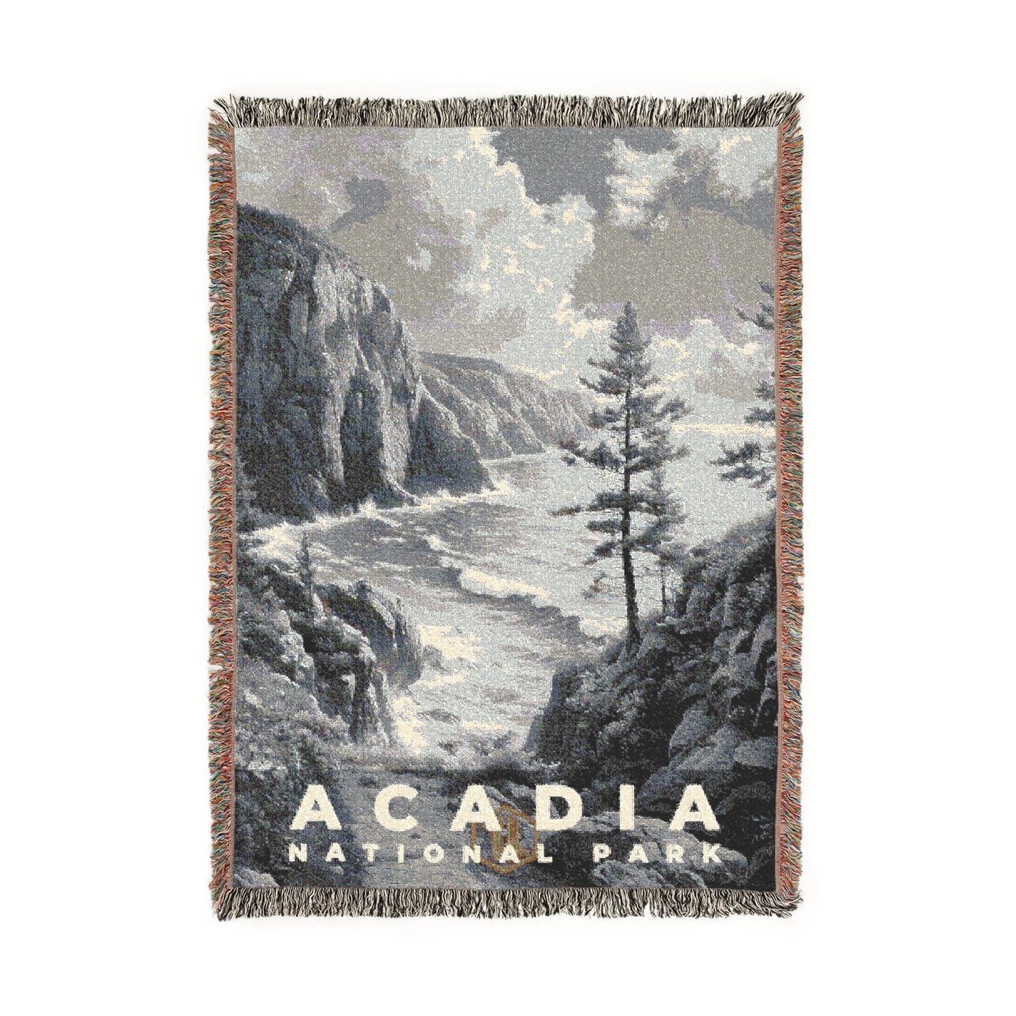 Acadia National Park Woven Blanket | S15