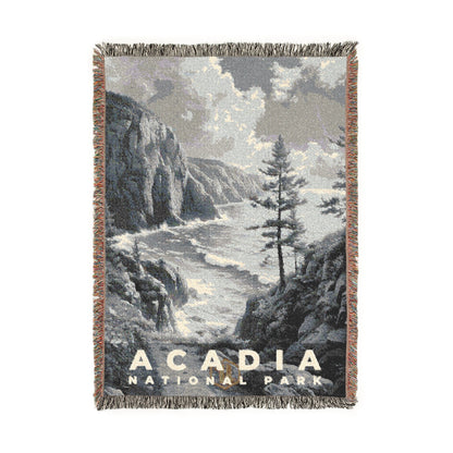 Acadia National Park Woven Blanket | S15