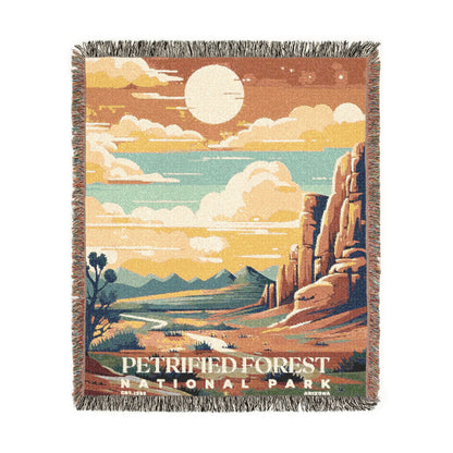 Petrified Forest National Park Woven Blanket | S05