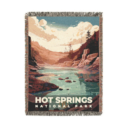 Hot Springs National Park Woven Blanket | S07